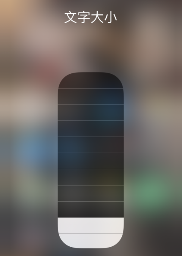 中原镇苹果手机维修分享小技巧：在 iPhone 控制中心快速调节字体大小 